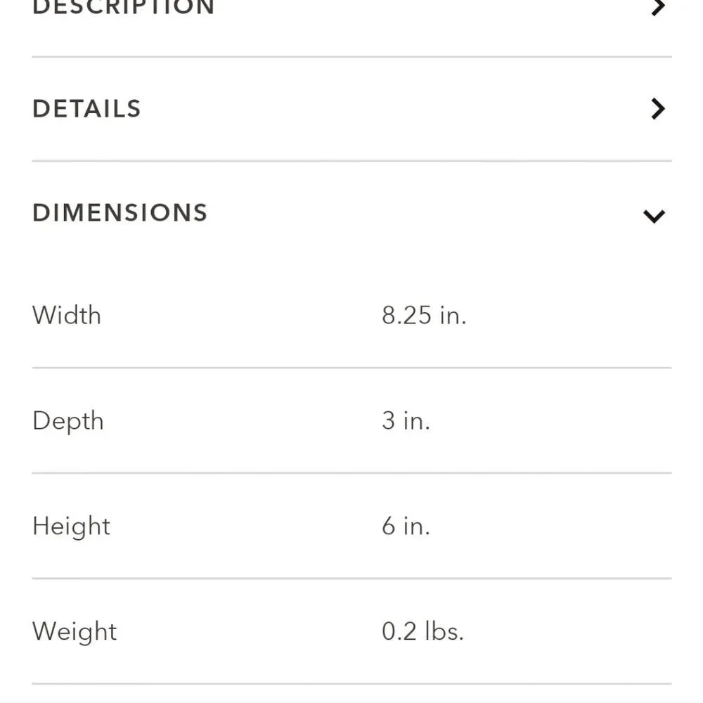 Impressions new specs